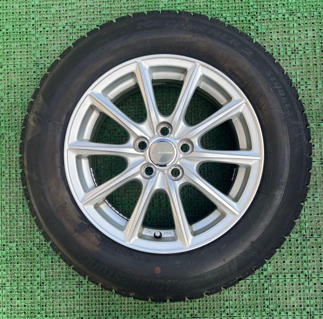 195/65R15 2023年製 ブリヂストン スタッドレス・4本 50プリウス