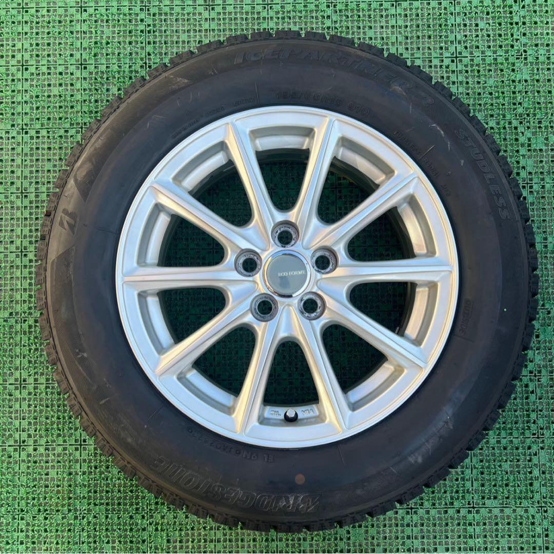 195/65R15 2023年製 ブリヂストン スタッドレス・4本 50プリウス