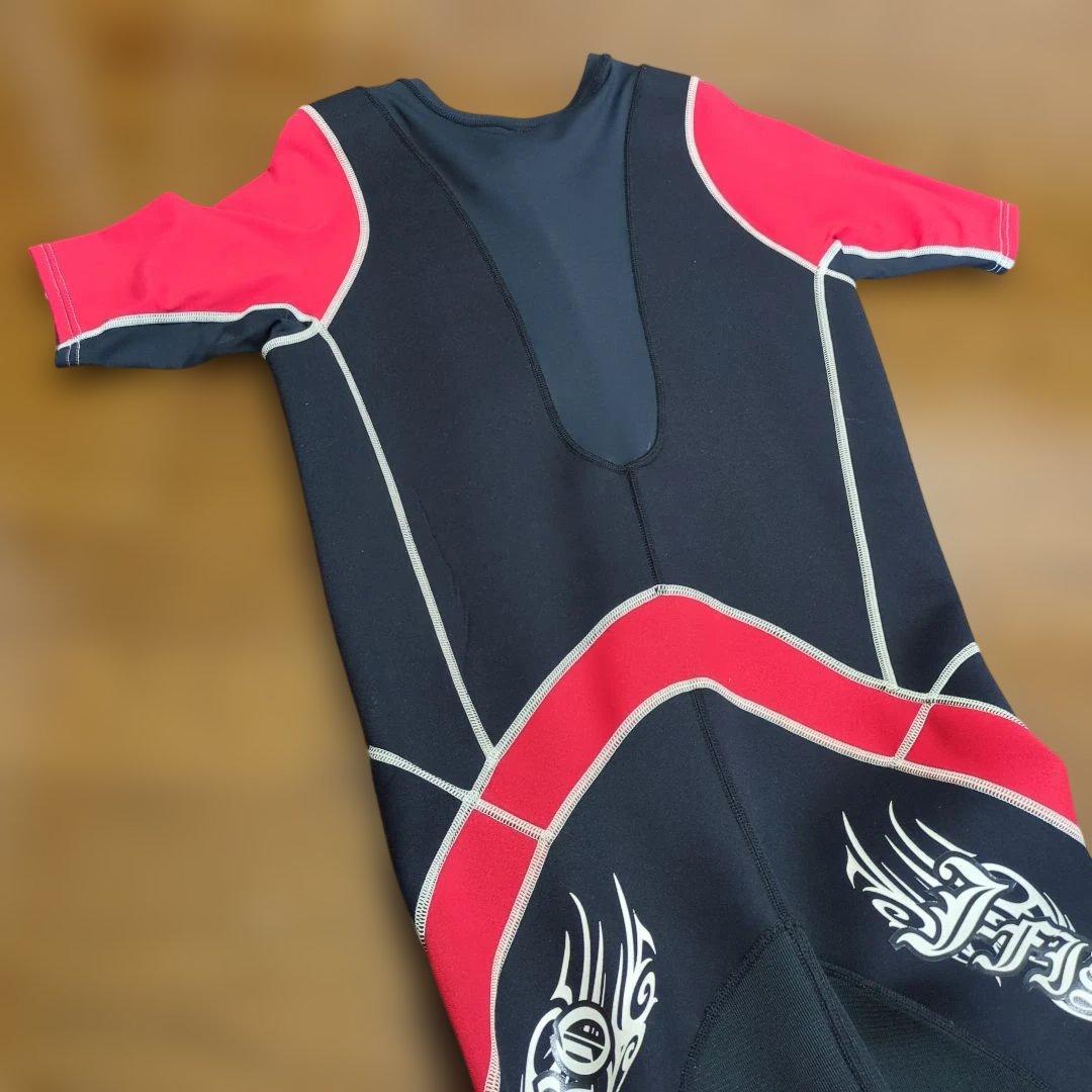 ウェットスーツ　ジパソン　ZIPATHONG　赤黒　メンズ　ジェットスキー用