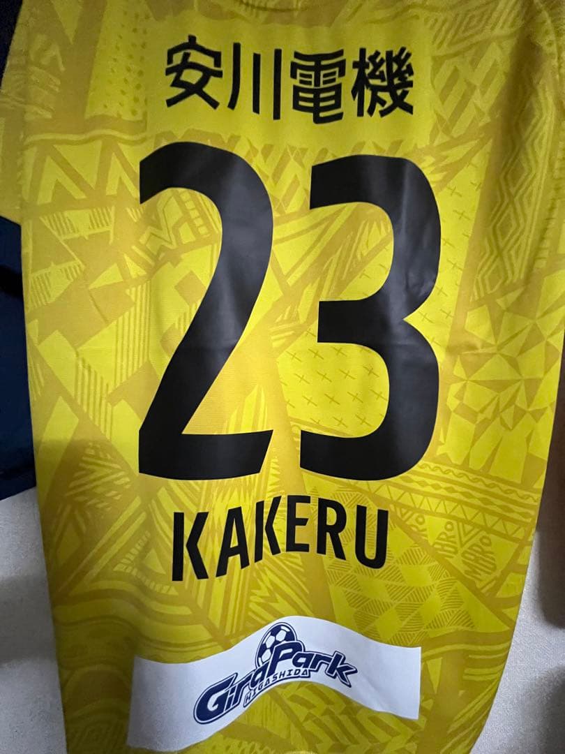 ギラヴァンツ北九州 坂本翔選手2024試合用ユニフォーム上下 サイズL