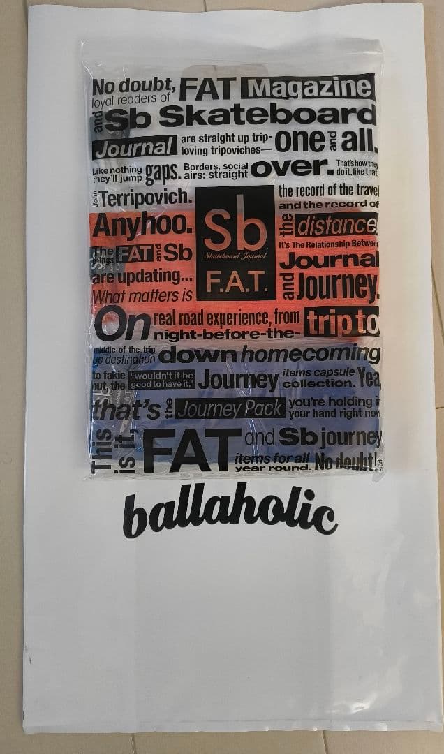 ballaholic コラボソックス　sb×FAT　【当日発送可能】