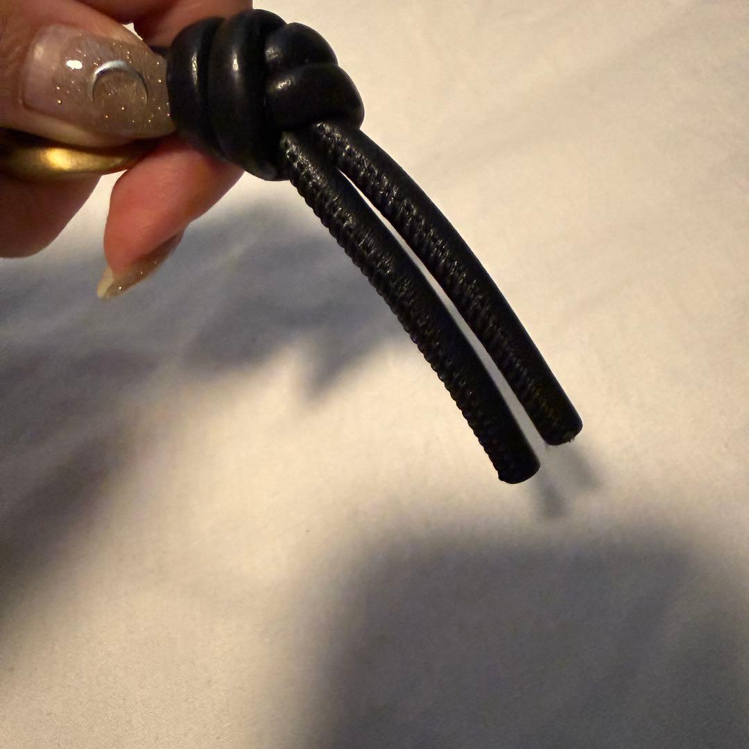 BOTTEGA VENETA ボッテガヴェネタ　ブラック　レザー　キーリング