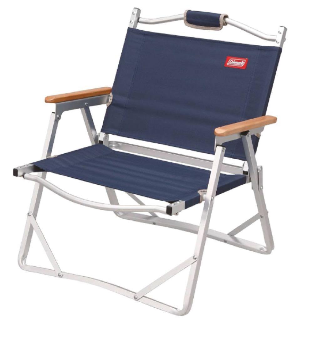 【未使用】 Coleman コンパクトフォールディングチェア 廃盤ネイビー 2脚
