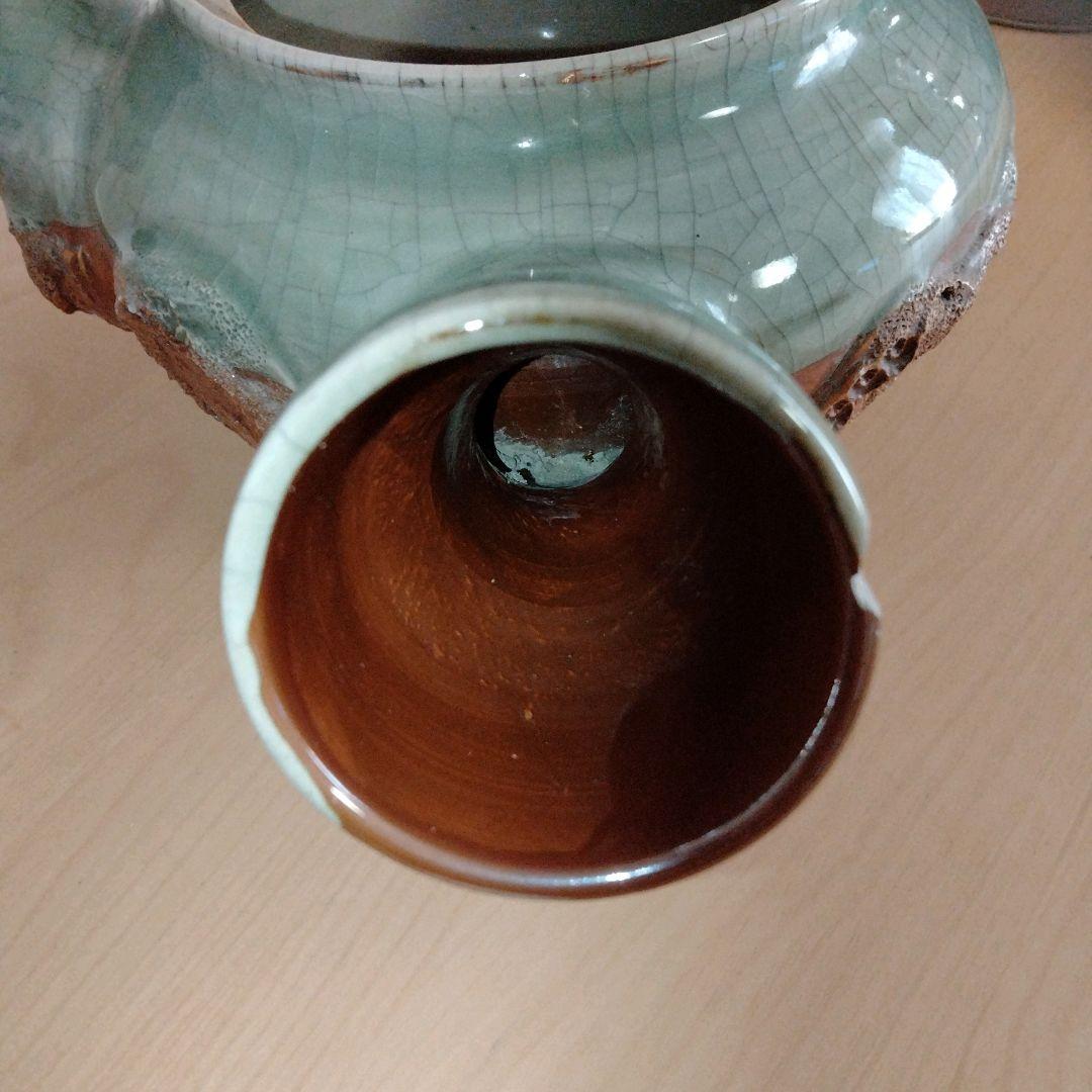 相馬焼　大堀相馬焼　特大　急須　置物　骨董品