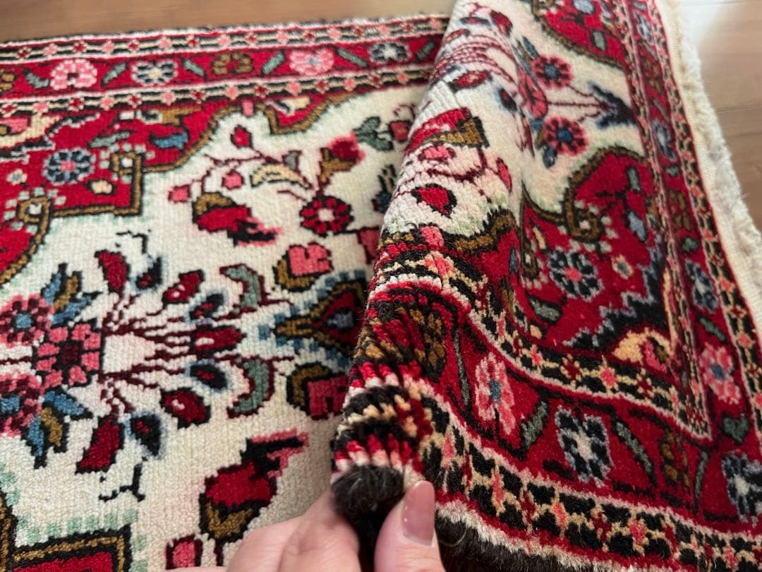 ヴィンテージラグ 手織りラグ