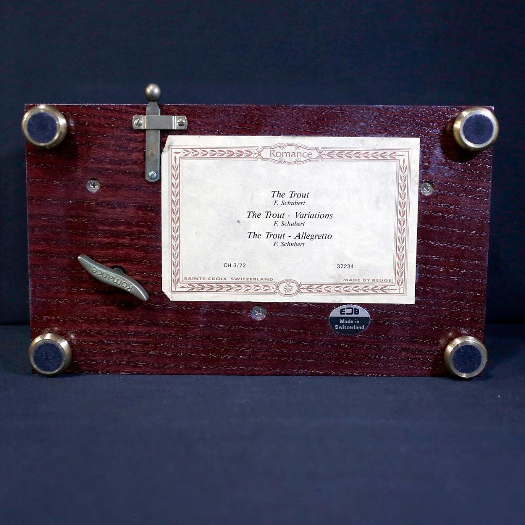 リュージュ 高級オルゴール ７２弁 シューベルト ３曲