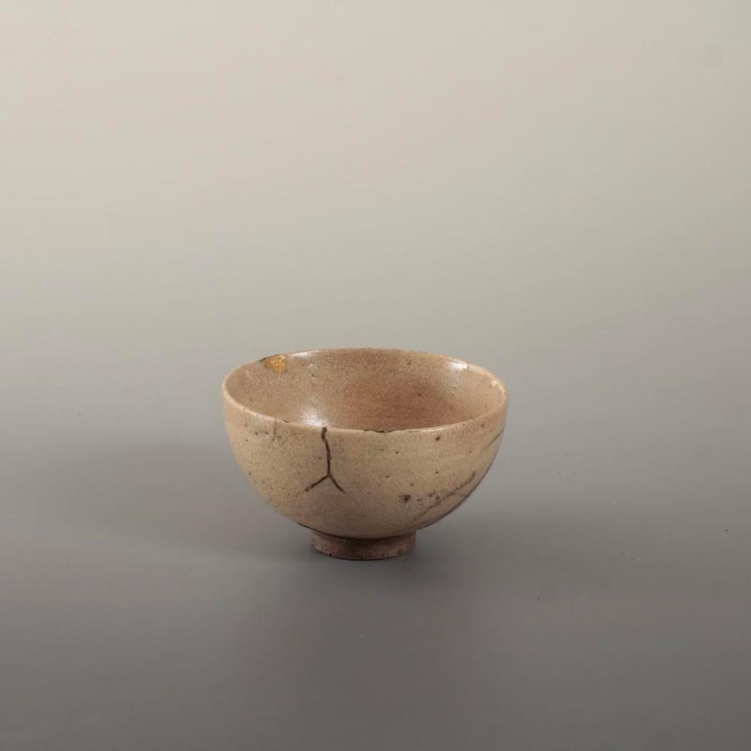 古清水焼 酒呑 酒盃 ぐい呑み 酒器 煎茶碗 古美術 古道具 アンティーク 京焼