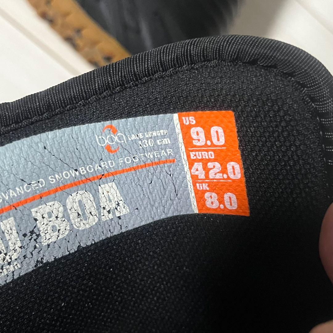 激安✨スノーボードブーツ BOAシステム ブラック　入れ物付き