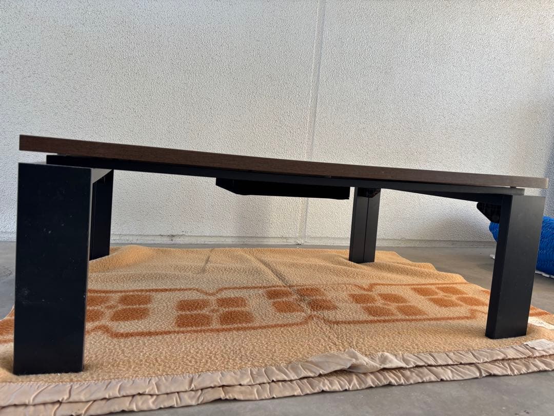 モダンリビングコタツ102cm こたつテーブル 長方形 ヴィンテージブラウン