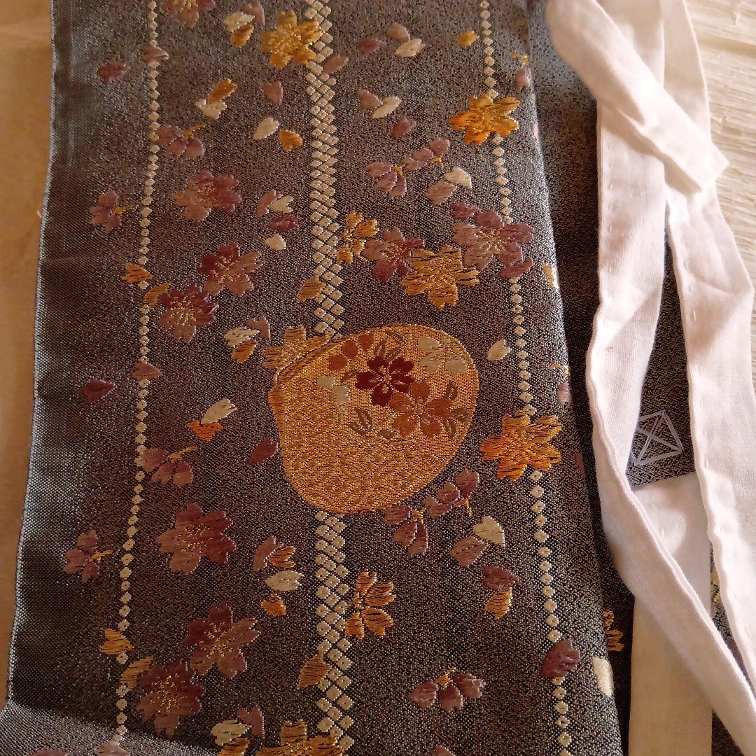 未使用小紋・新品二部式帯