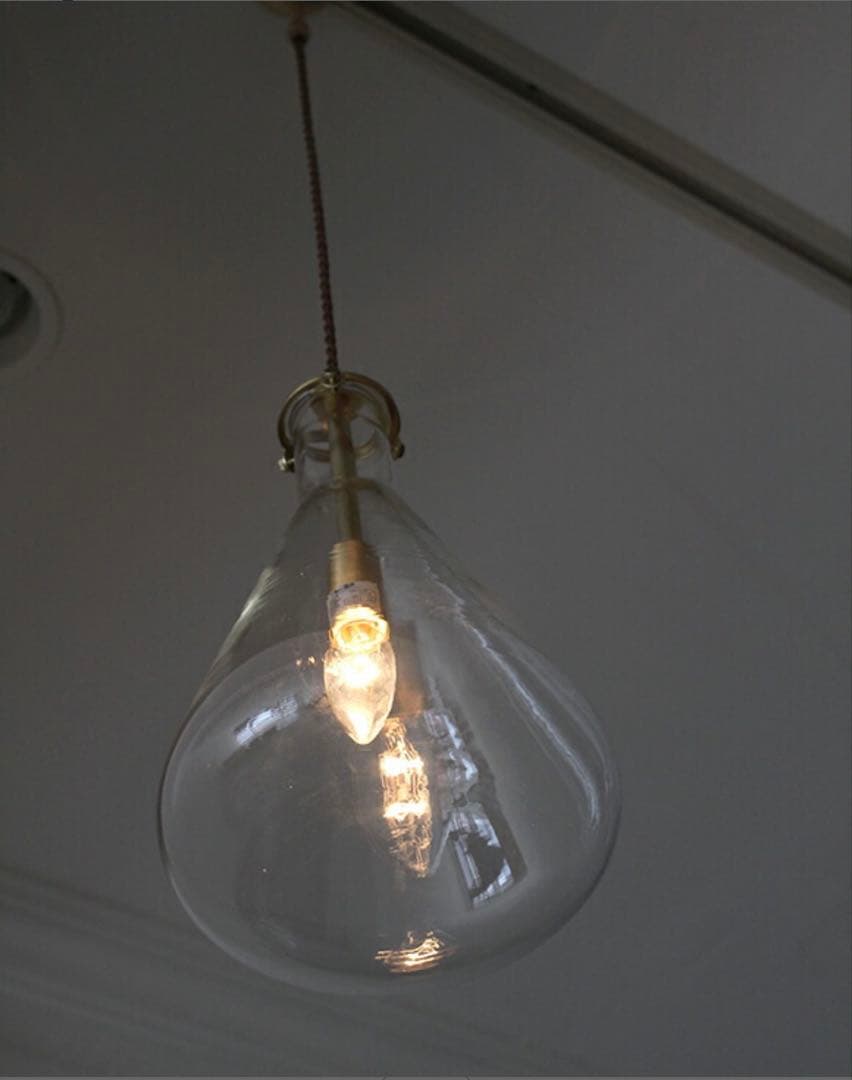 三角フラスコ型ペンダントランプ フラスコ容積３Ｌ/ツイストコードタイプ灯具付