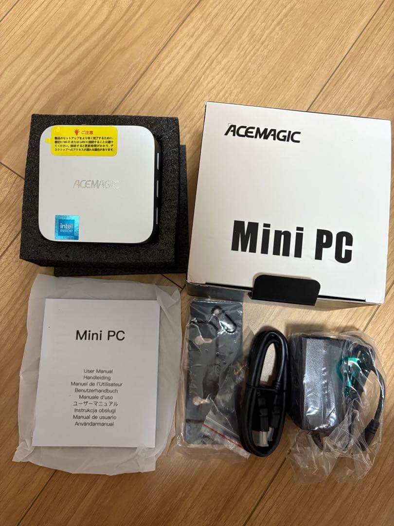 Acemagicミニpc n100 12GB＋256GB SSD