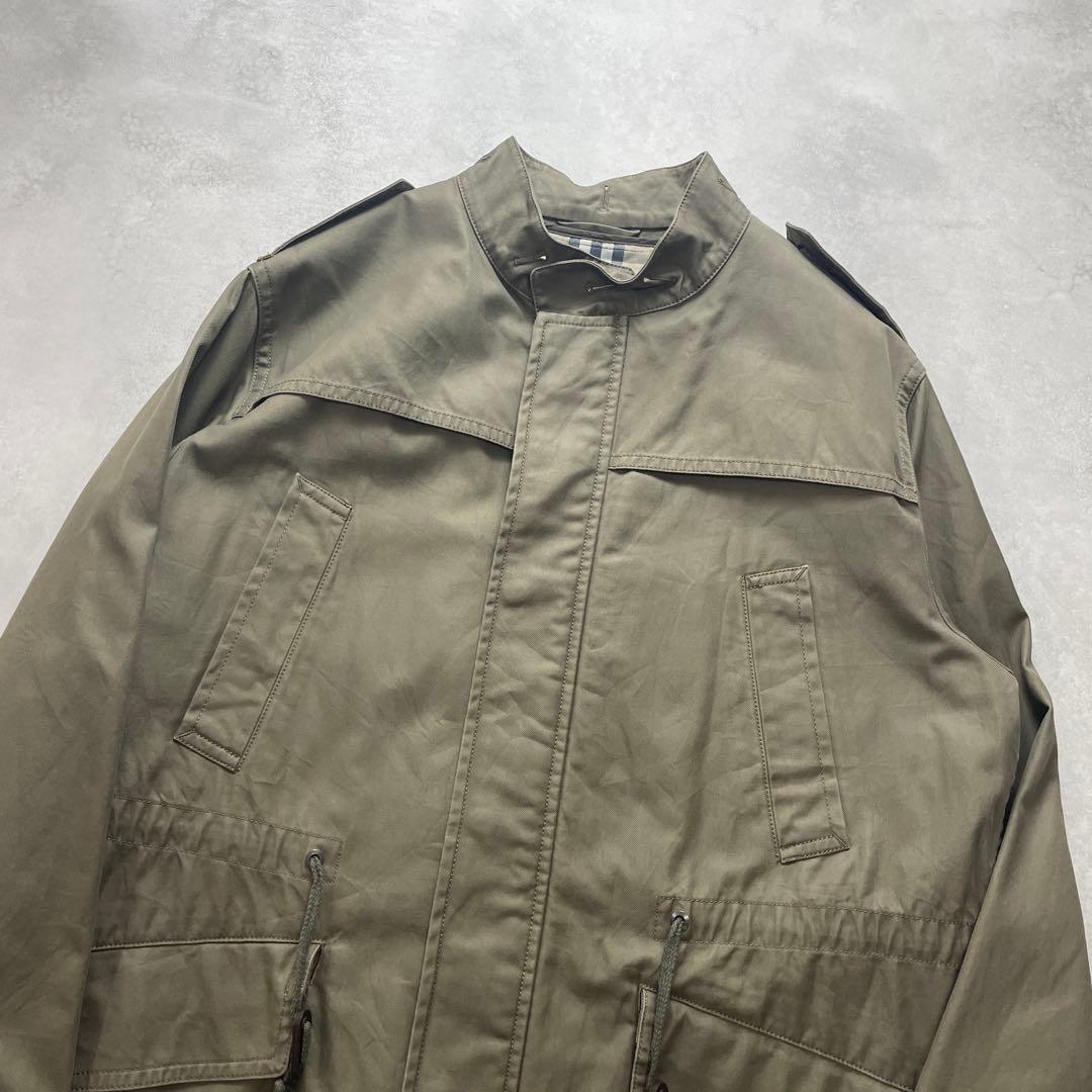 雰囲気抜群 機能性◯ バーバリーロンドン モッズコート ライナー付 カーキ M