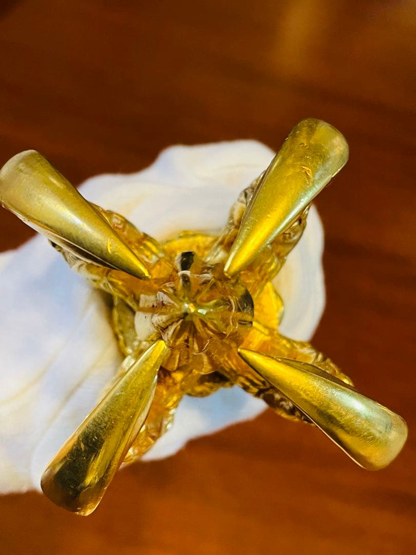 新品 未使用 法具 24金張 五鈷杵 ヴァジュラ 希少特大 サイズ約23㎝　29