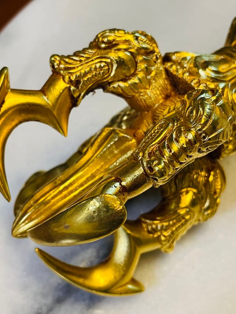 新品 未使用 法具 24金張 五鈷杵 ヴァジュラ 希少特大 サイズ約23㎝　29