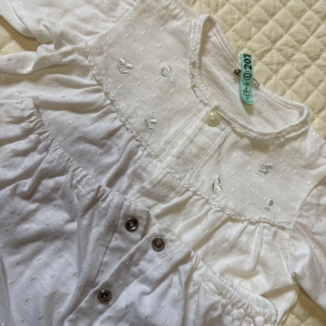 ファミリア　すずらん　ベビードレス&カバーオール＆帽子 セット│ お宮参り