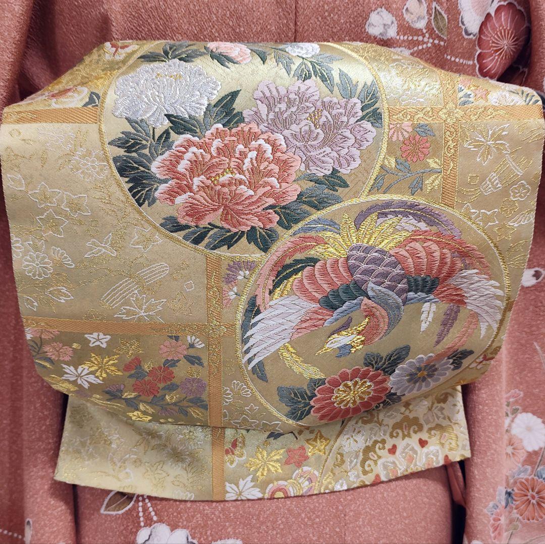 ❰6269❱ フルセット　訪問着 やまと　袋帯　帯締め　帯揚げ　正絹　着物