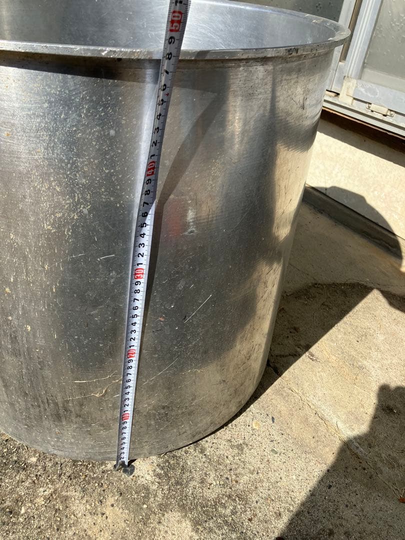 アルミ 寸胴鍋 直径48cm 高さ約50cm