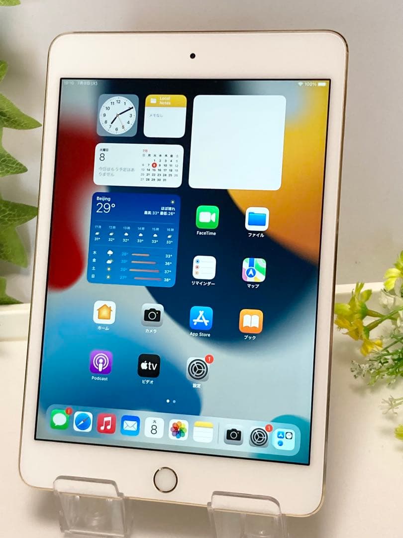 Apple iPad mini4 ゴールド 128GB⭐️ Wi-Fi 海外版