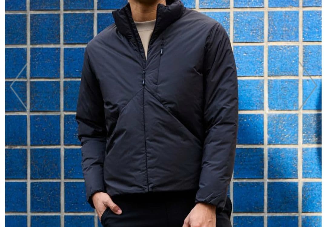 【2月末迄最終値下げ】美品YEVSスタンドカラーステッチレスダウンジャケット