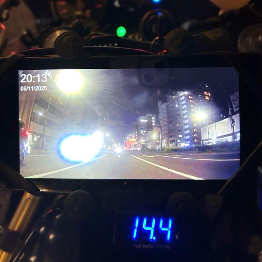 バイク用ドライブレコーダー ドラレコ スマートモニター 6.25インチ