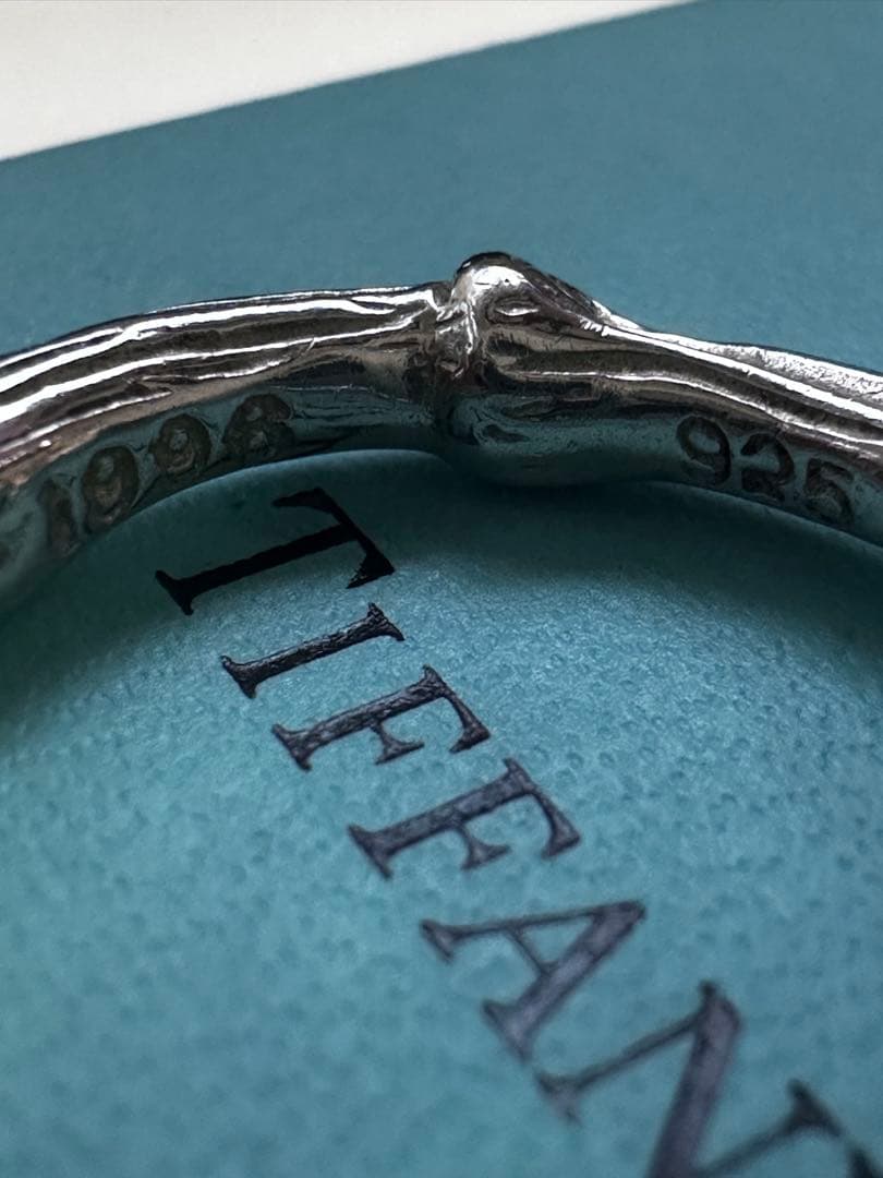 TIFFANY＆Co ティファニー バンブー フープ ピアス 片耳のみ約27㎜