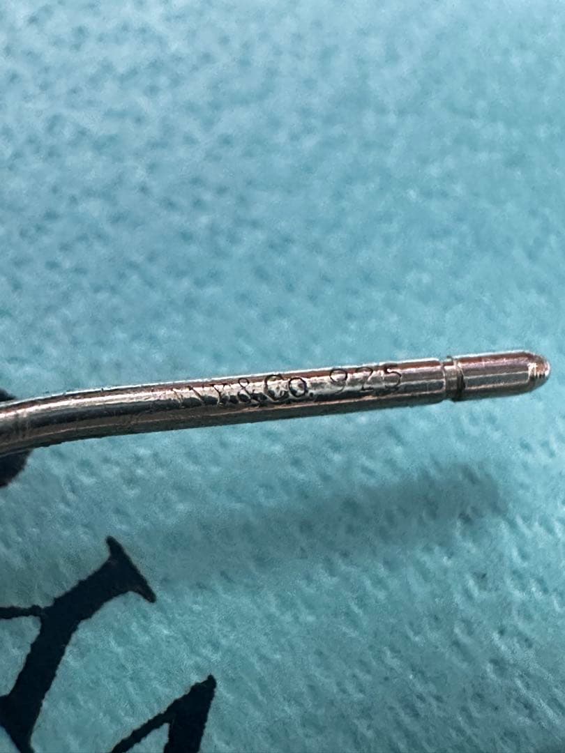 TIFFANY＆Co ティファニー バンブー フープ ピアス 片耳のみ約27㎜