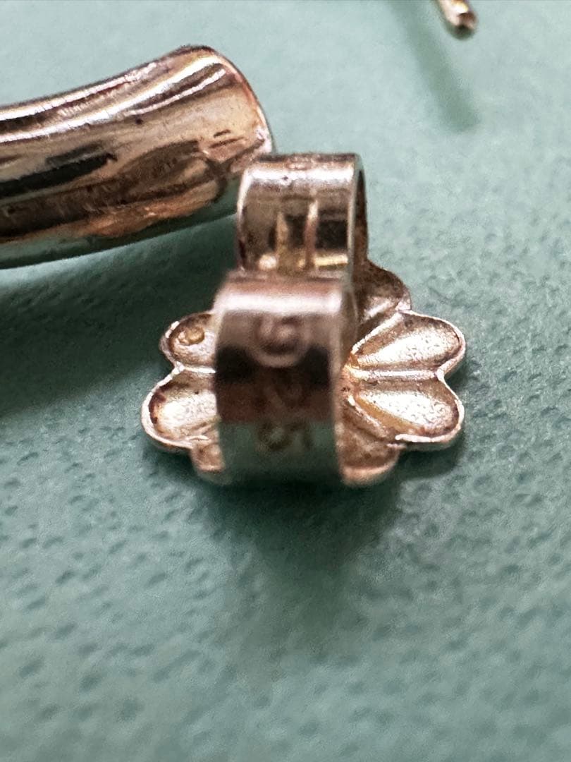 TIFFANY＆Co ティファニー バンブー フープ ピアス 片耳のみ約27㎜