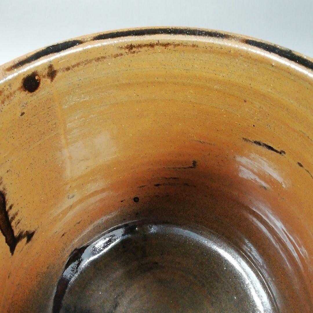 Ｔ７６４　水指　『古瀬戸一重口　水指』『廉な 作』　共箱　茶道具