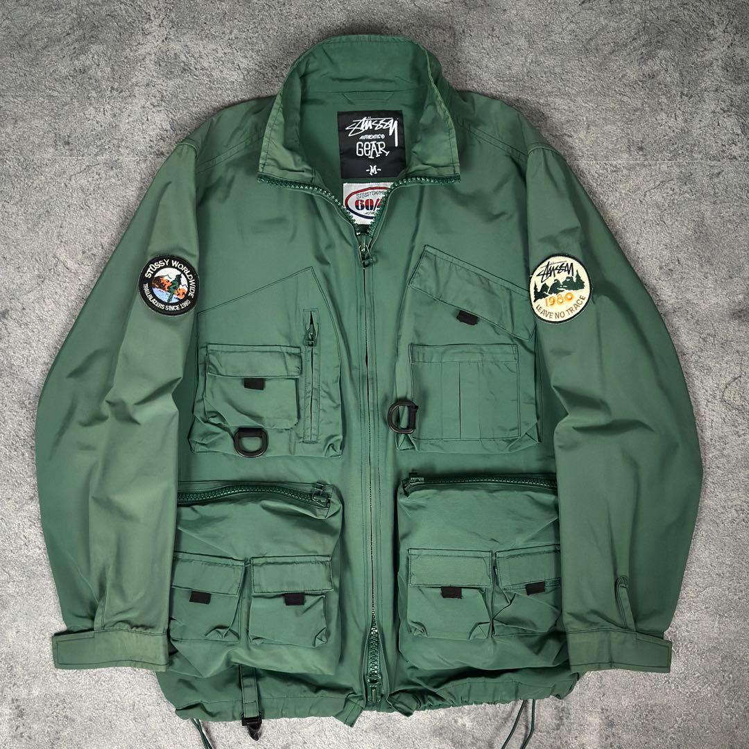 old stussy 00s フィッシング ジャケット オールドステューシー