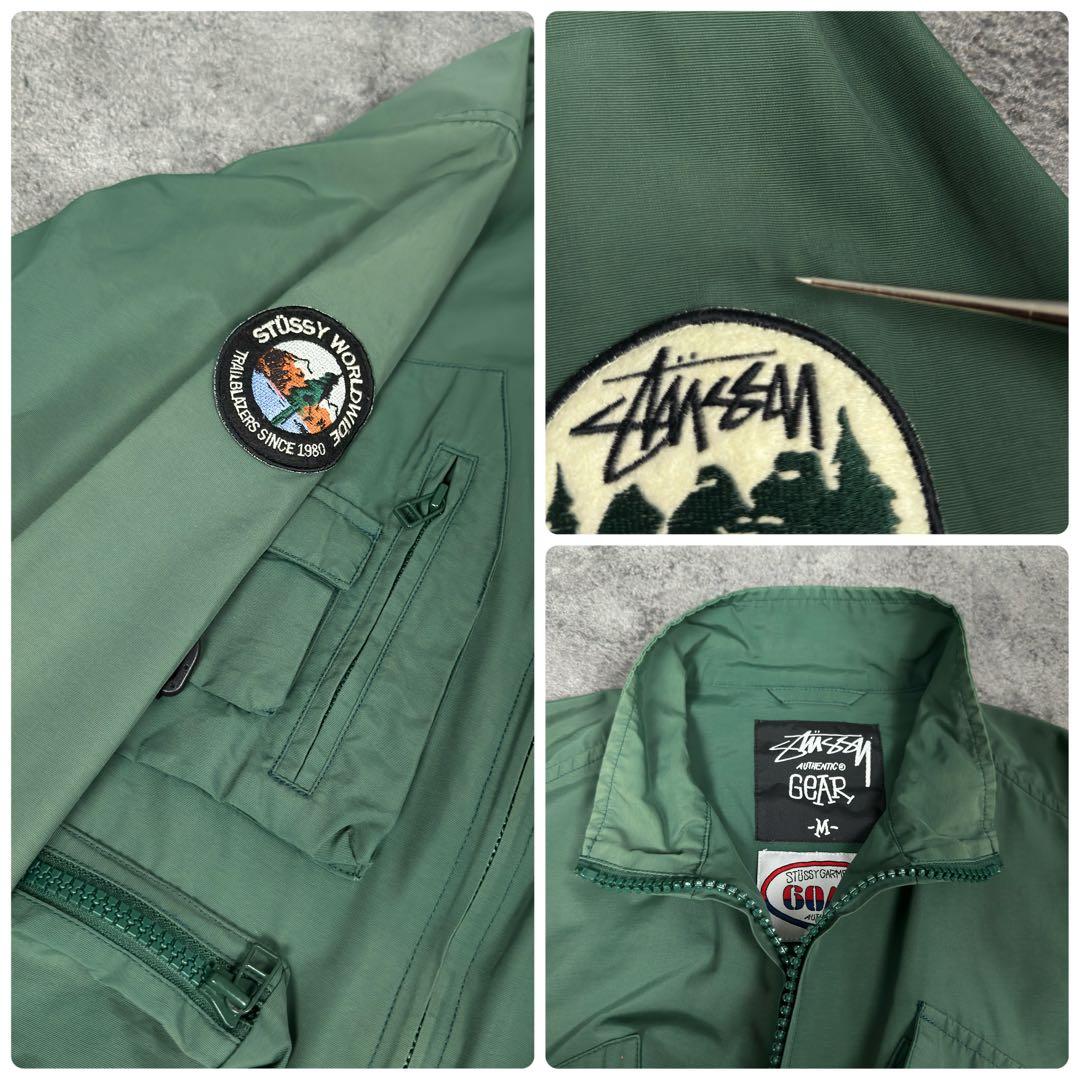 old stussy 00s フィッシング ジャケット オールドステューシー
