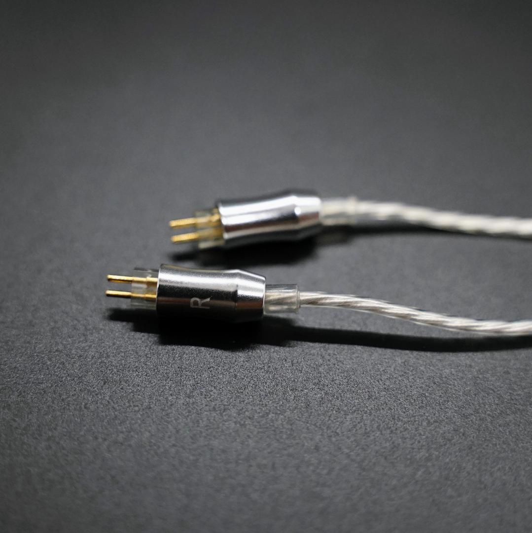 ついに7N 超冷凍製単結晶銅銀メッキ！最高スペックリケーブル2.5mm/2pin