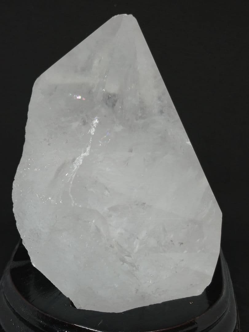 天然石■水晶■原石■ロッククリスタルクォーツ■カチ割■ラフ■専用台座付き