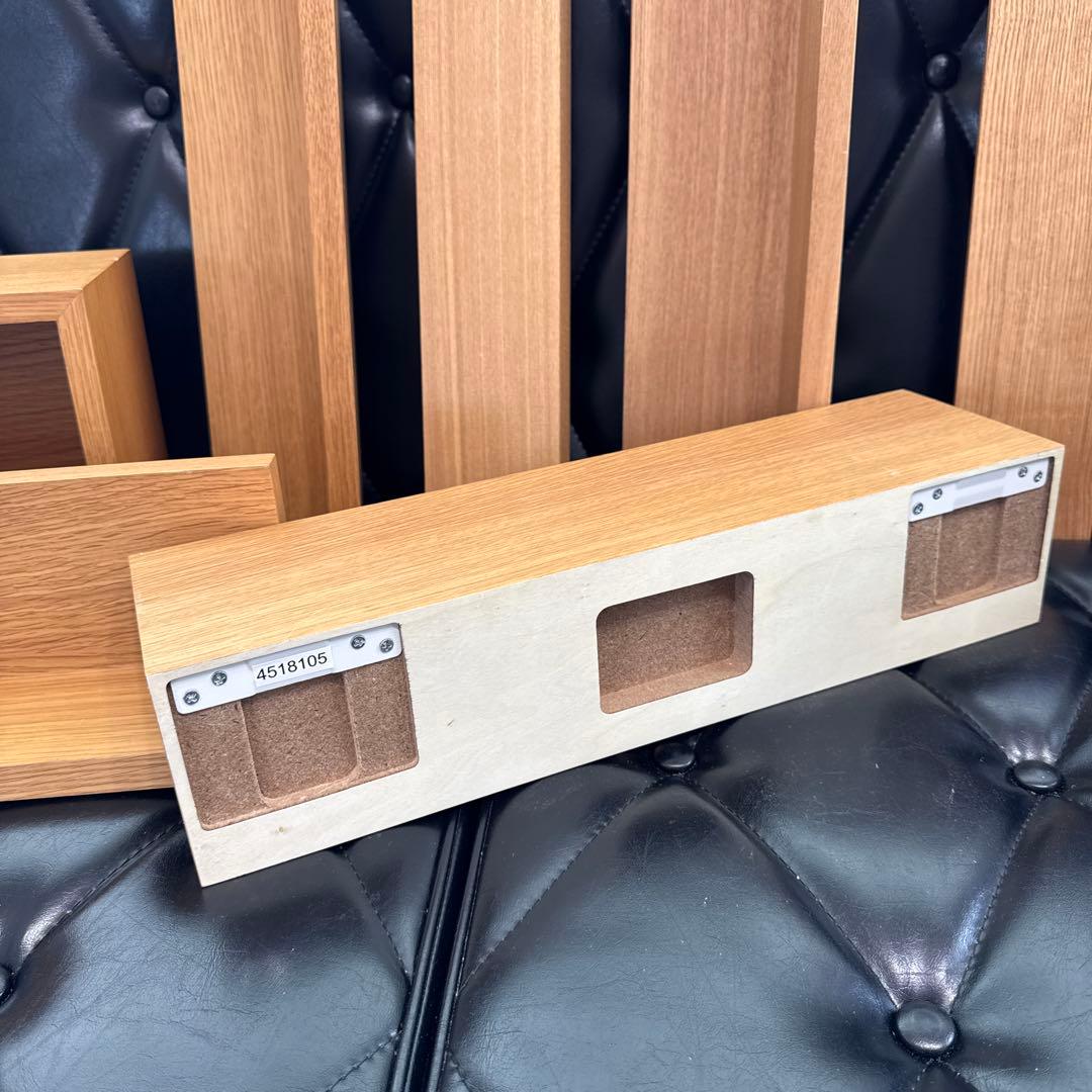 廃盤訳アリ★無印良品 壁に付けられる家具9 点セット棚コーナー３連ハンガー箱長押