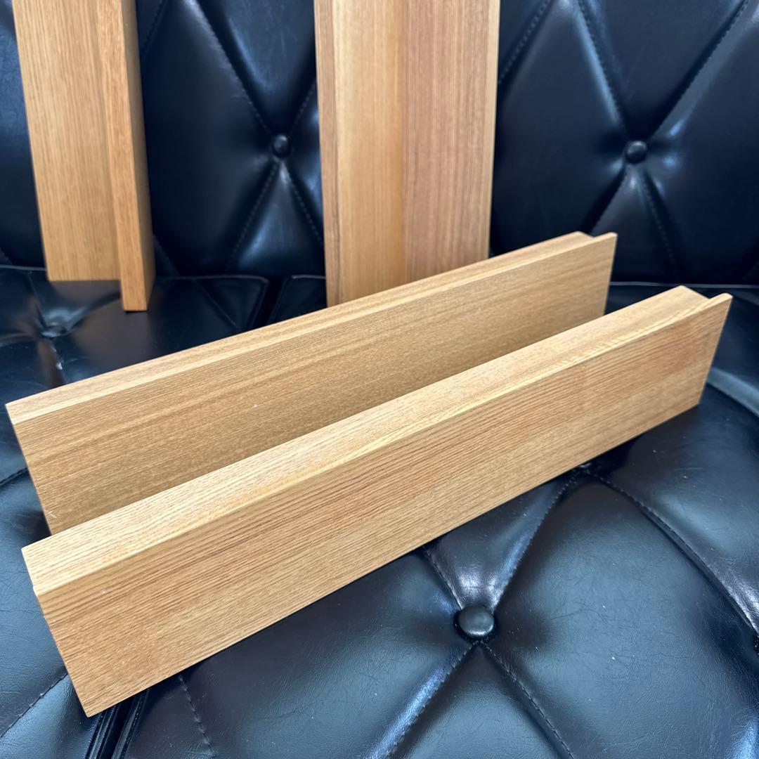 廃盤訳アリ★無印良品 壁に付けられる家具9 点セット棚コーナー３連ハンガー箱長押