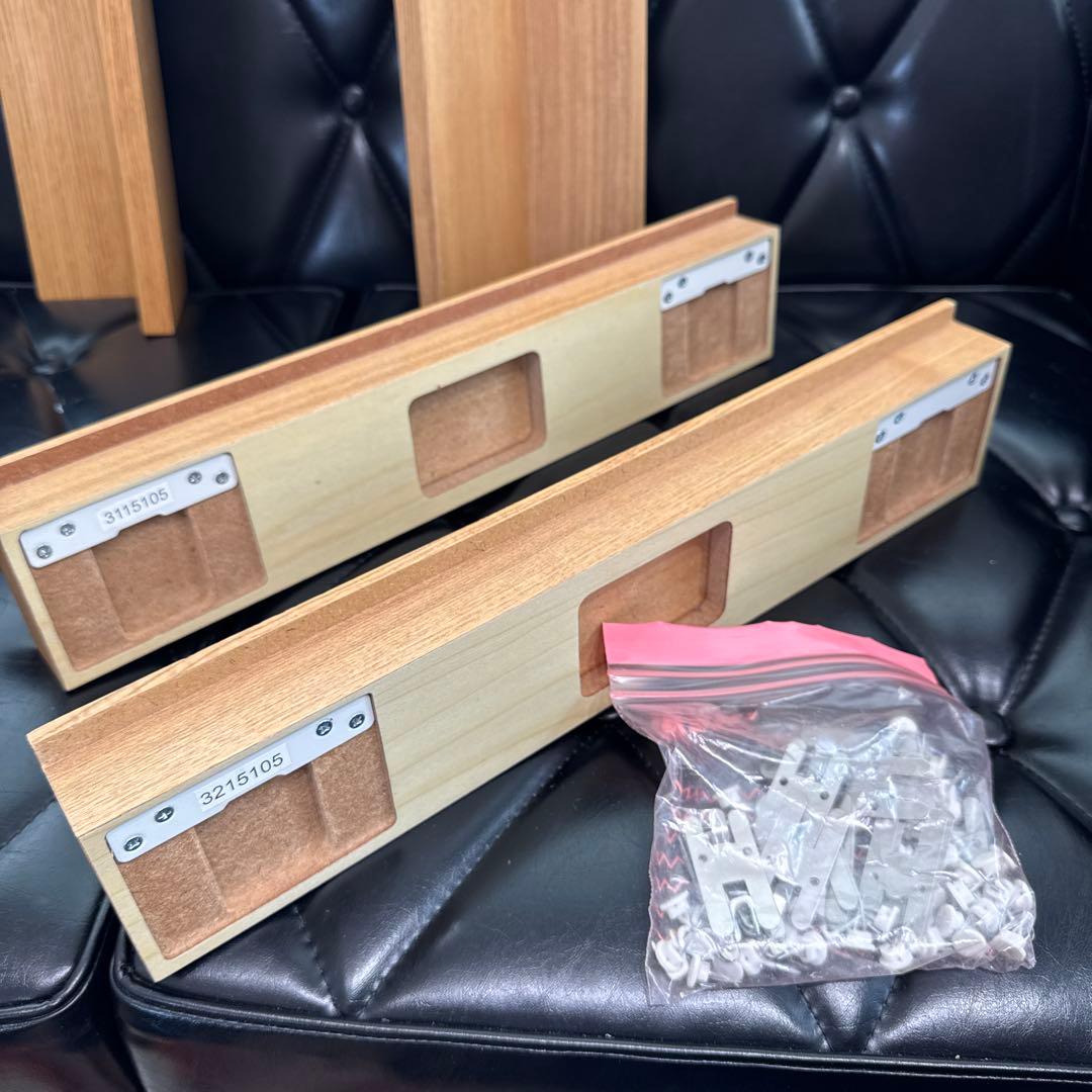 廃盤訳アリ★無印良品 壁に付けられる家具9 点セット棚コーナー３連ハンガー箱長押