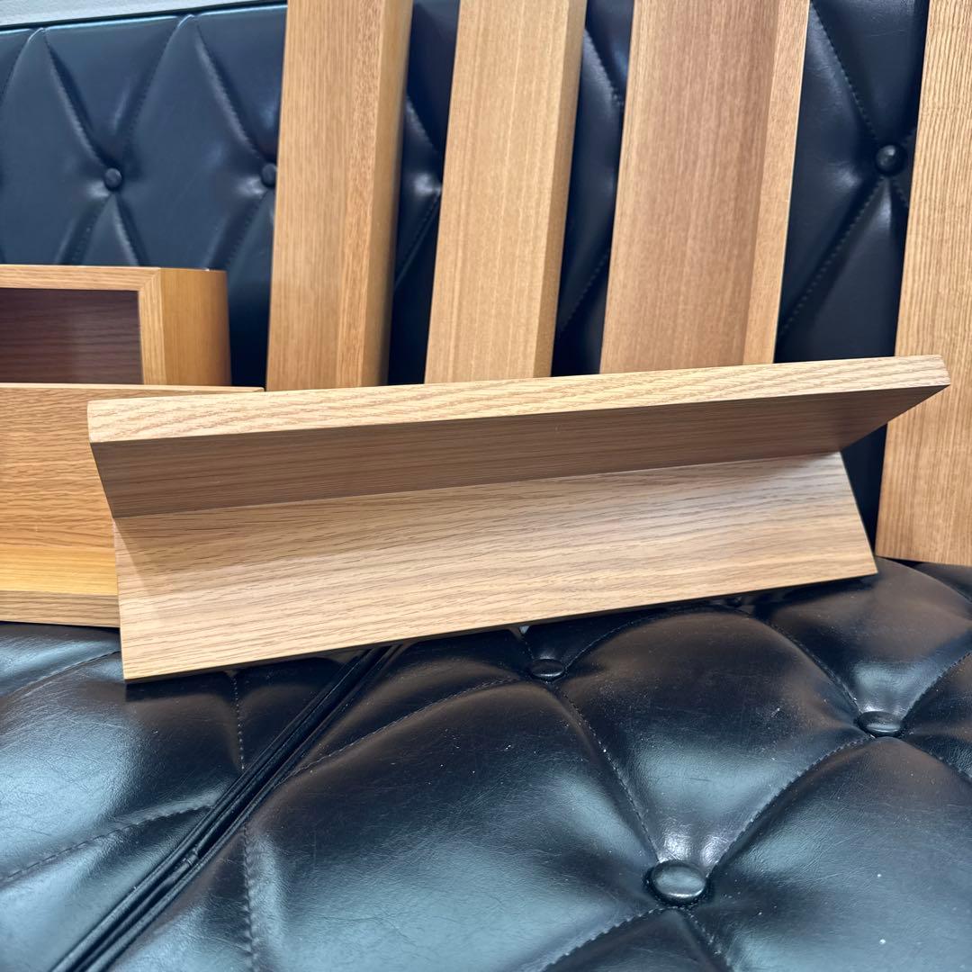 廃盤訳アリ★無印良品 壁に付けられる家具9 点セット棚コーナー３連ハンガー箱長押