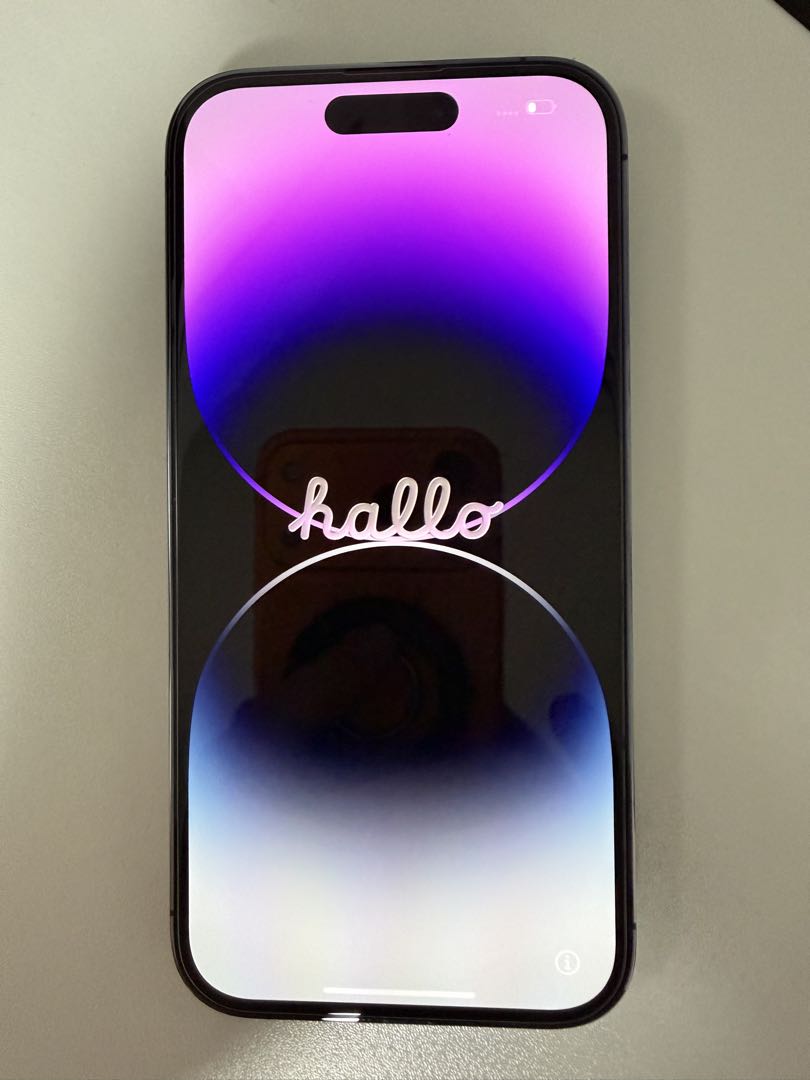 iPhone 14 Pro ディープパープル 本体 256GB シリコンケース付