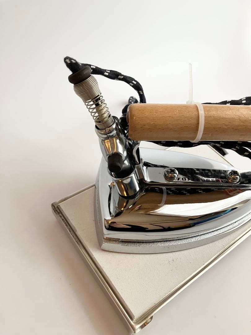 ナショナル　松下電工産業　業務用　アイロン 6号　台付　レトロ　極美品