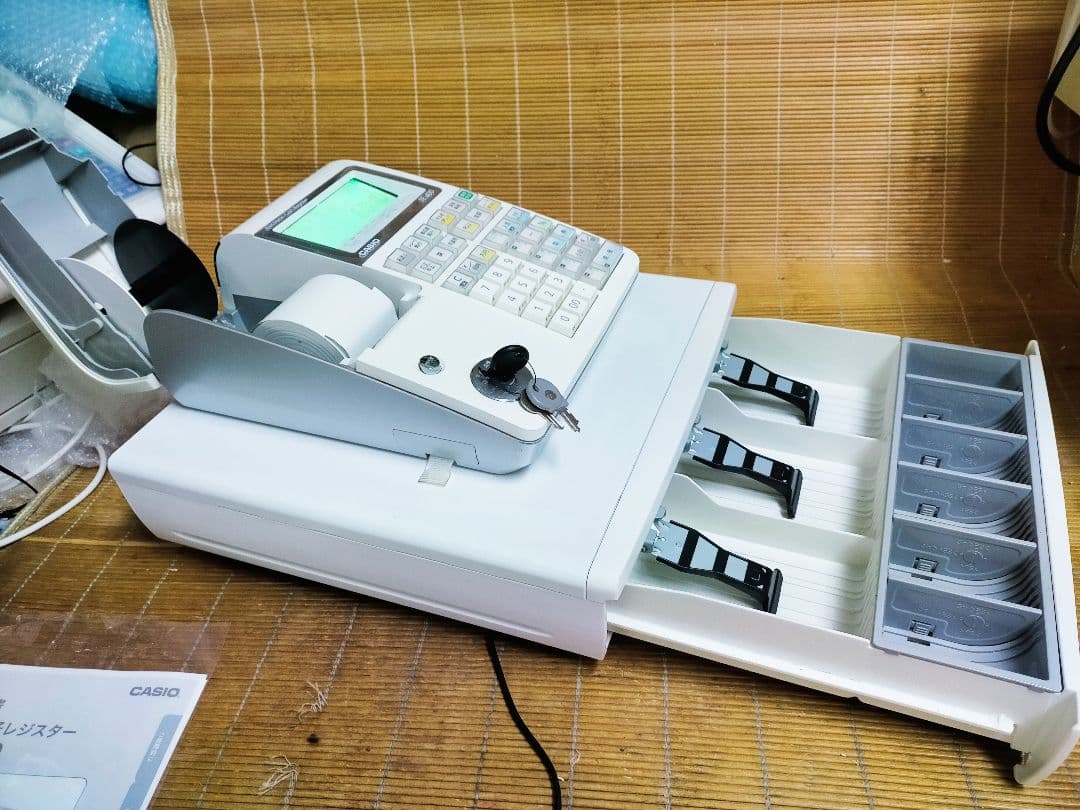 カシオレジスター　TE-400　フル設定無料　PC連携売上管理　890141