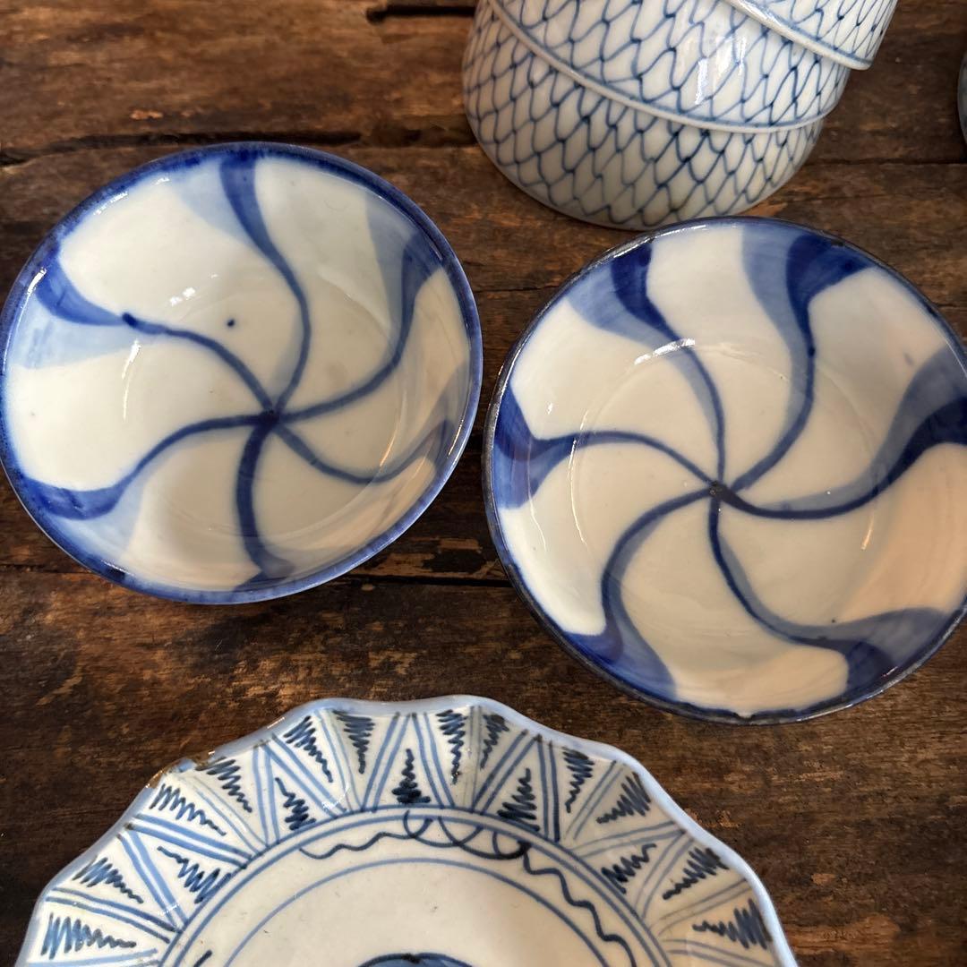 SALE⏬骨董セレクト❸染付　印判