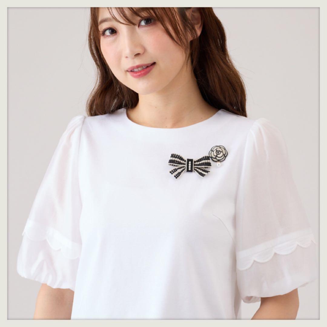 ローズティアラ　 ジョリープッペ 2WAYリボンブローチ 新品＊未使用＊完売品