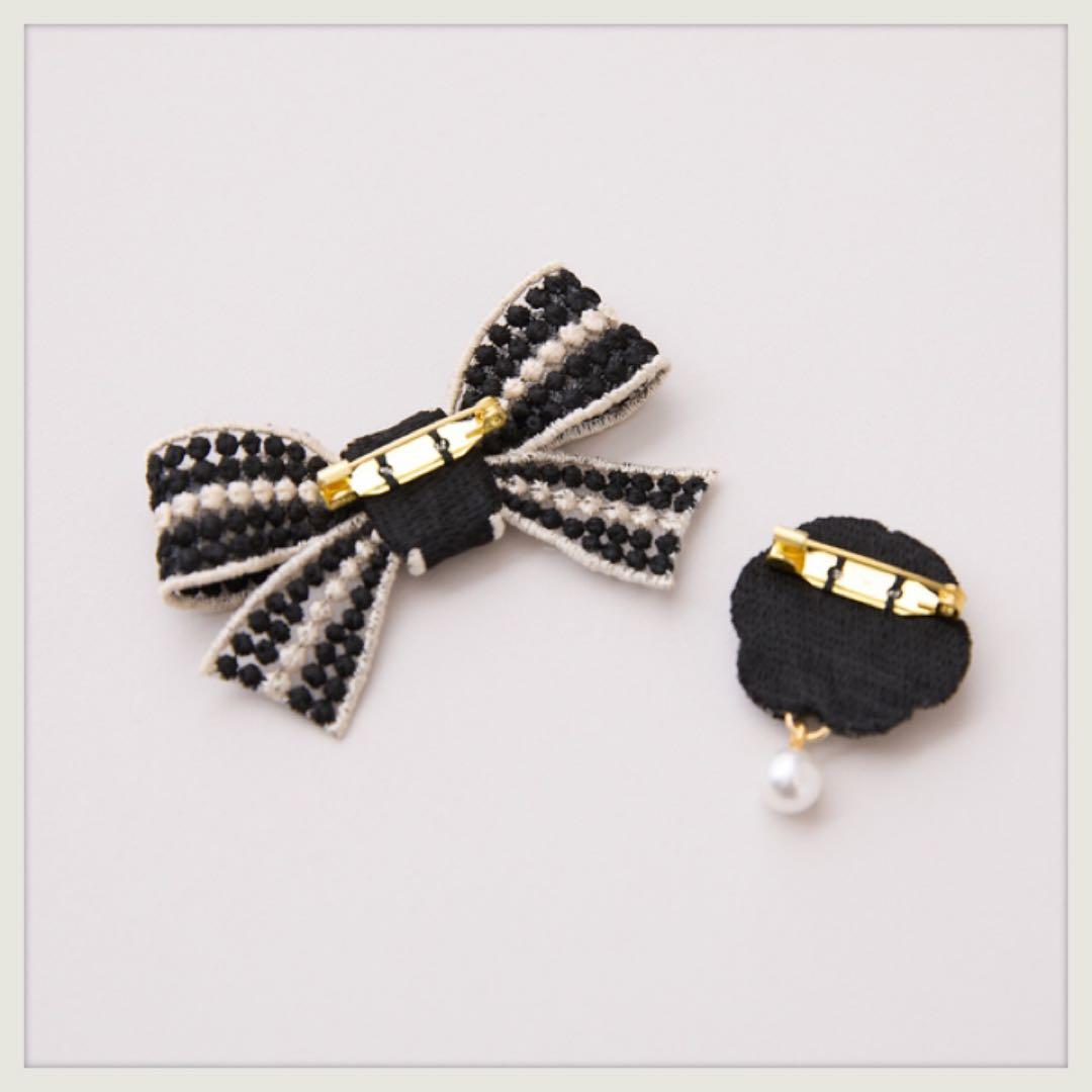 ローズティアラ　 ジョリープッペ 2WAYリボンブローチ 新品＊未使用＊完売品