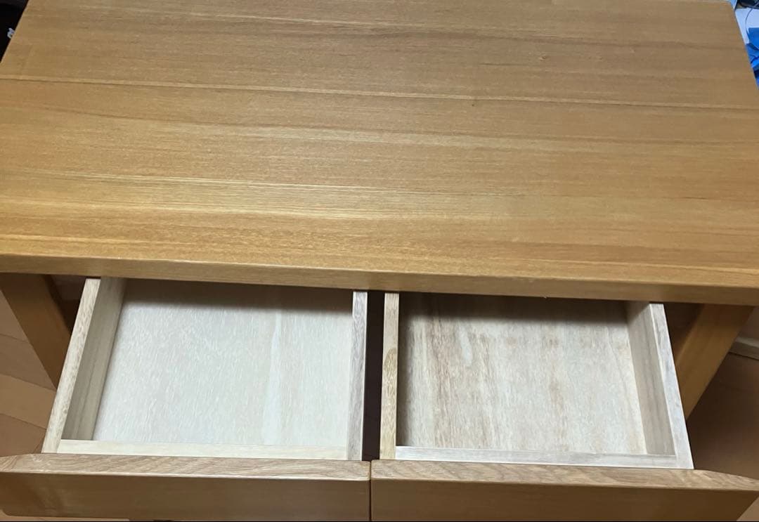 廃盤品 希少品 無印良品 タモ材 パーソナルデスク 学習机