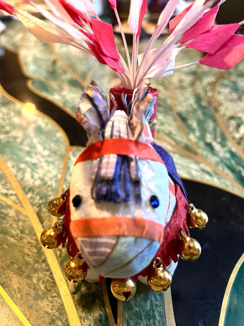 干支飾り　福花午　めでたや