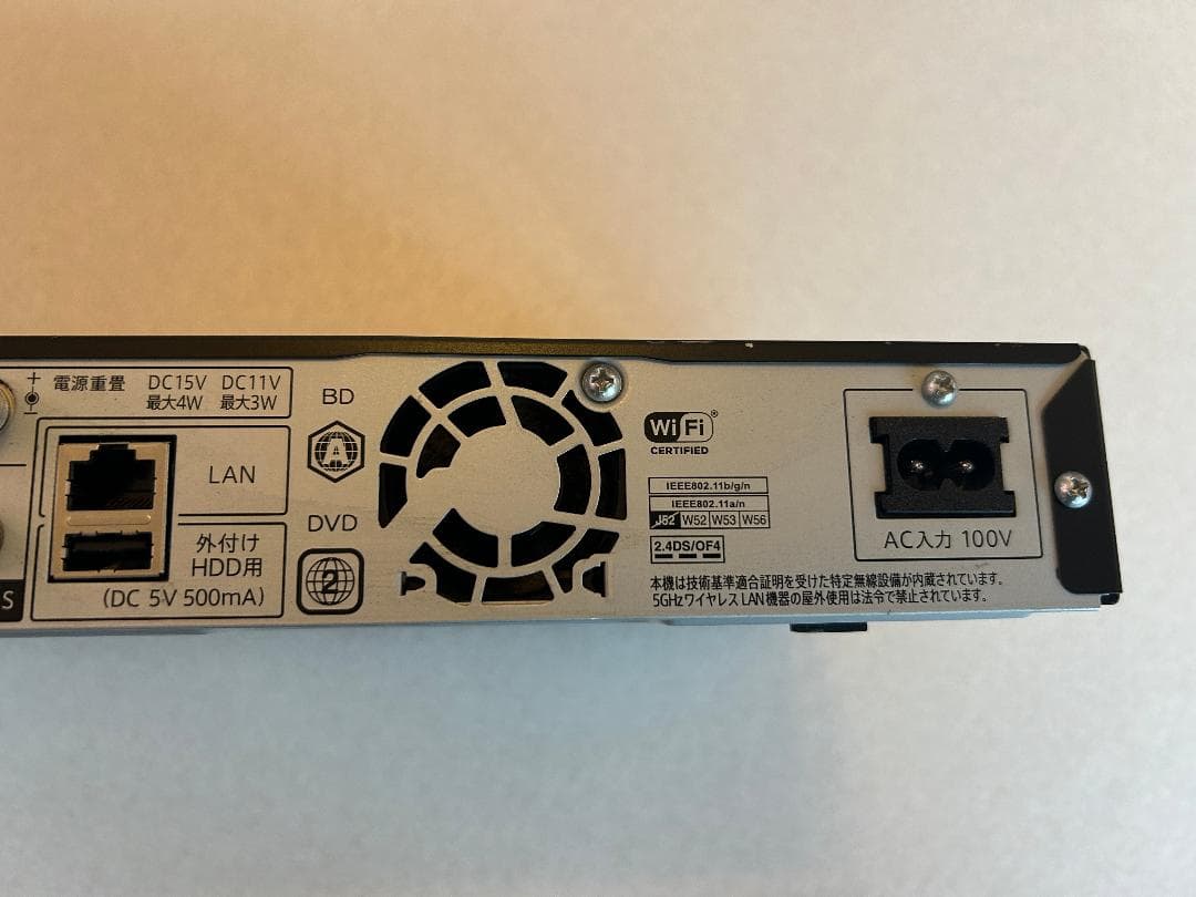 AQUOS BD-NT1000 ブルーレイレコーダー 2017年製