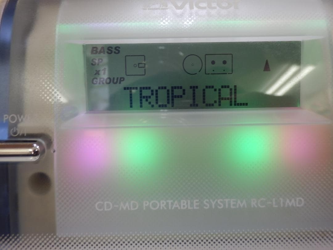 Victor ビクター CD-MDラジカセ RC-L1MD Clavia