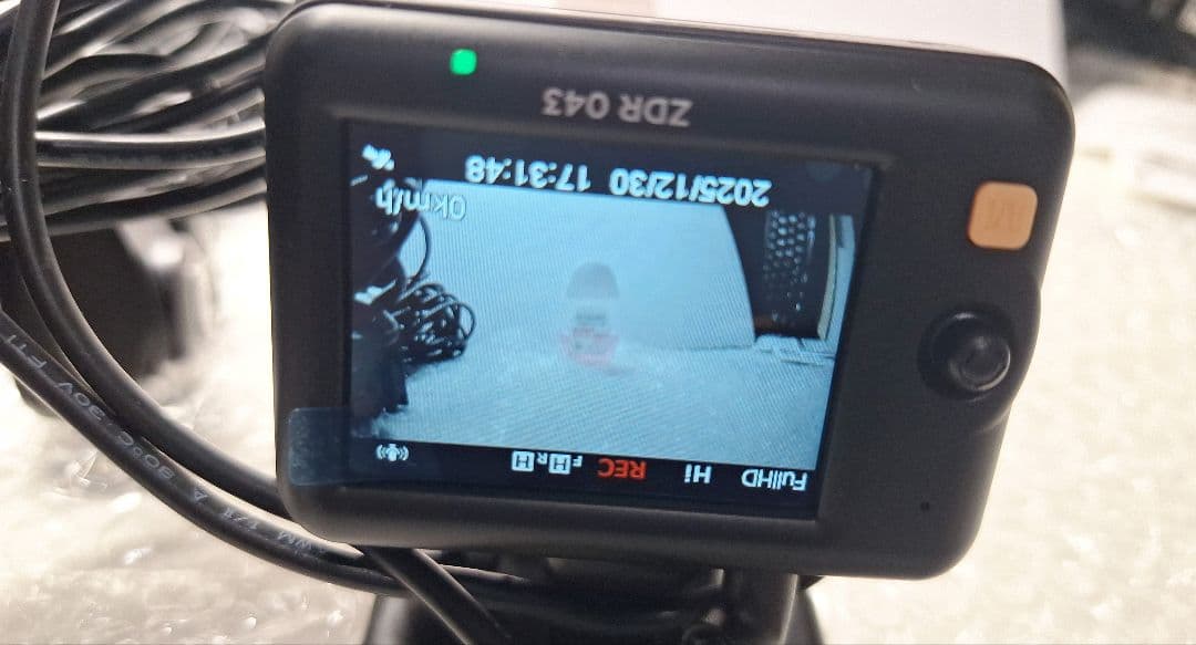 コムテック 小型 ドライブレコーダー ZDR-043 動作良好 美品