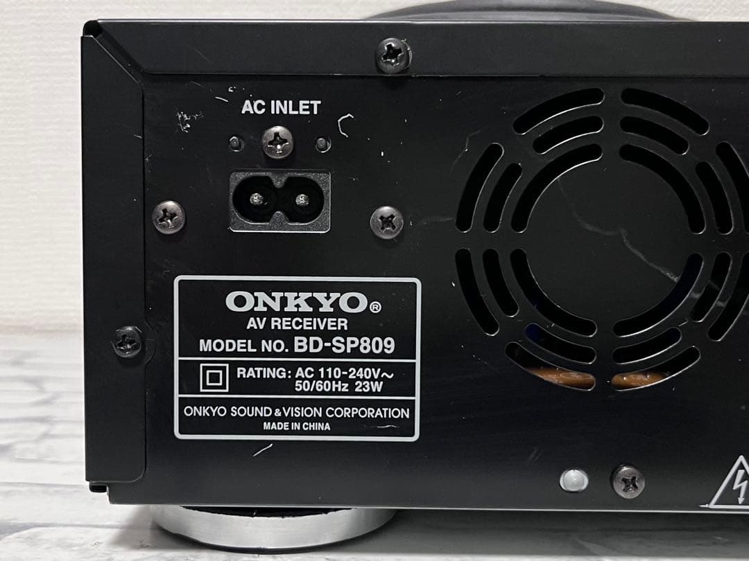 レア　リモコン付　オンキョー　ブルーレイプレイヤー　BD-SP809