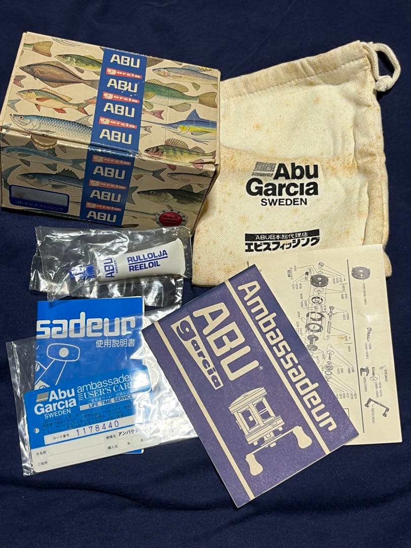 新品未使用　84年製　ABU garcia アンバサダー2500C